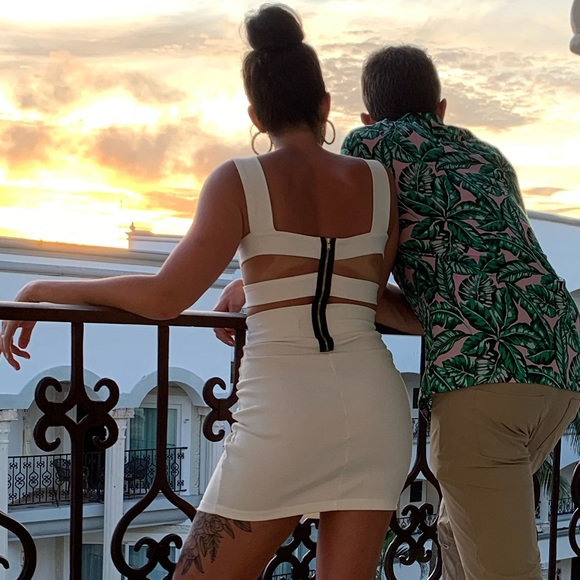 LULUs White Mini Dress - Picture 7 of 7